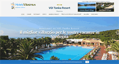 Desktop Screenshot of hotelsvillasimius.com